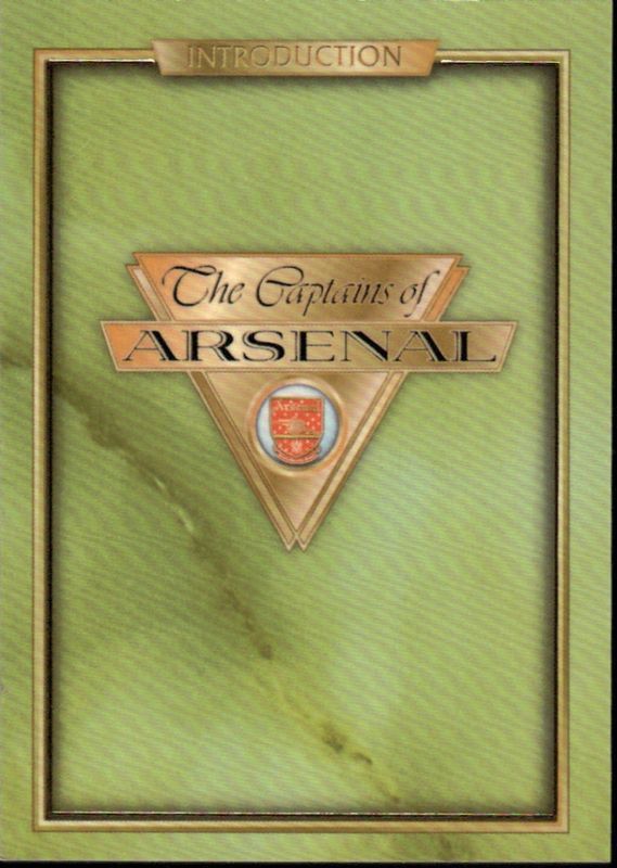 1998 Futera Platinum The Captains of Arsenal    203 /1905   #1 introduction