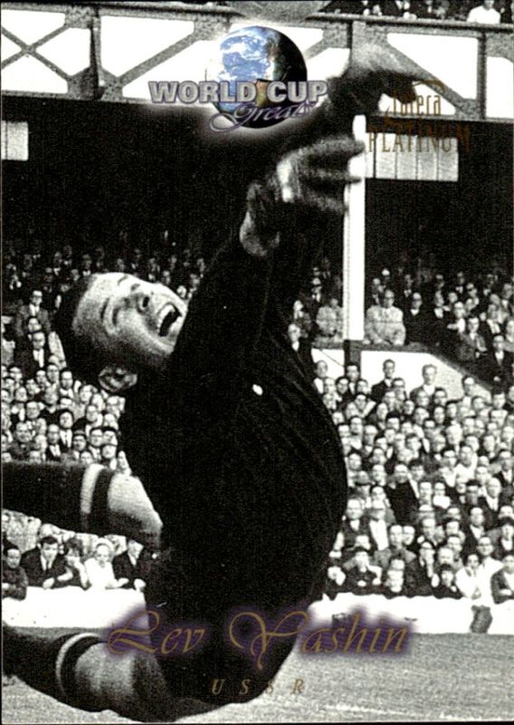 Futera Platinum World Cup Greats 1998 Lev Yashin No 49