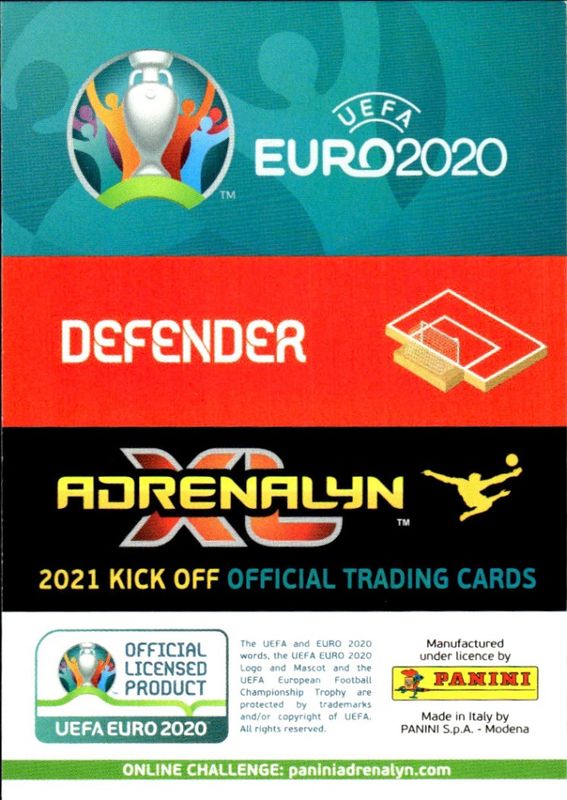 2021 Adrenalyn XL UEFA Euro 2020 - Kick Off Fans' Favourite Raphael Varane 