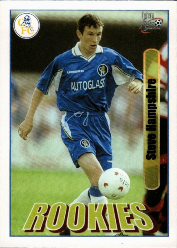 1998 FUTERA FANS SELECTION - STEVE HAMPSHIRE - CHELSEA ROOKIES No 37