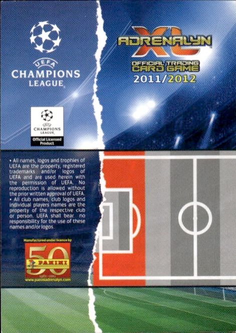 Hovedbilde CHAMPIONS 2011-2012 -Adrenalyn Panini- Card ...