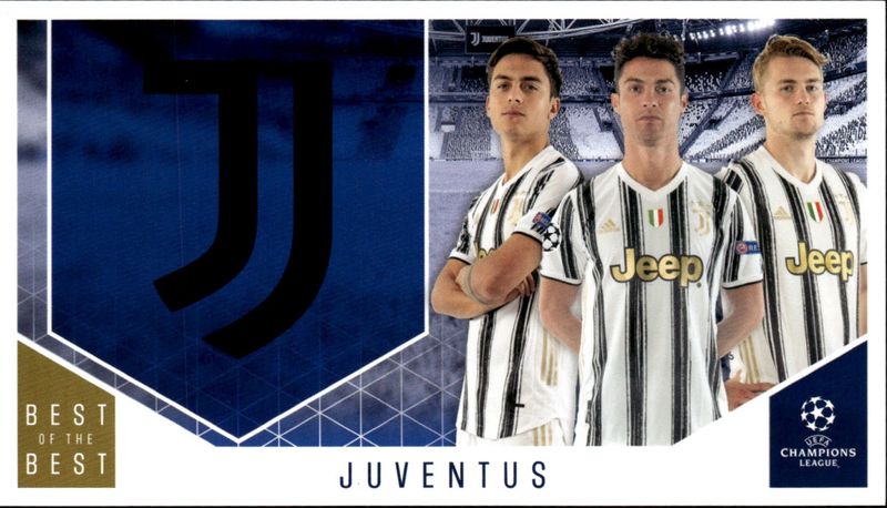 2020-21 Topps Best of the Best Supersize UEFA Champions League Juventus #112
