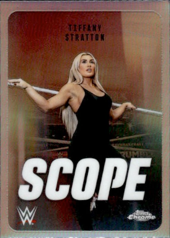 Tiffany Stratton 2026 Topps Chrome WWE Scope Refractor SSP #SCO-2 Wrestling