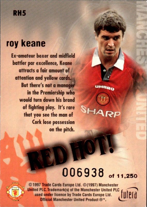 Roy Keane Red Hot 97 Bronze RH5 #6938/11250
