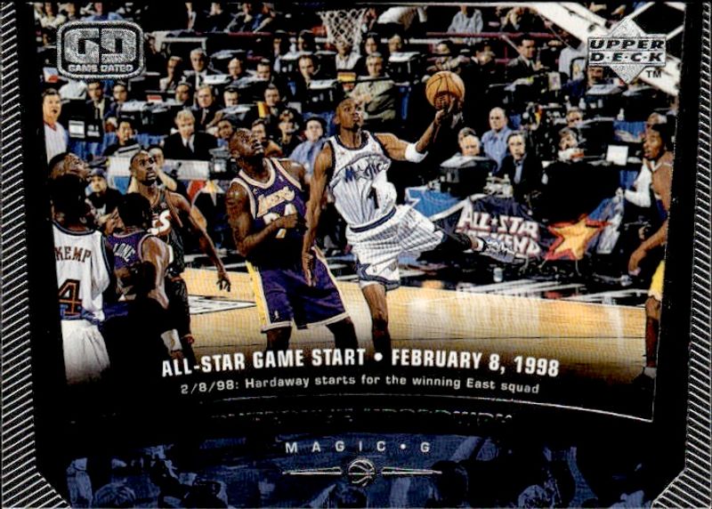 1998-99 Upper Deck Encore Basketball Game Dated #58 Anfernee Hardaway
