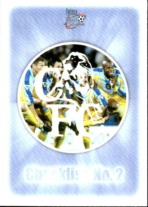 Hovedbilde 1998 Futera Fans Selection Chelsea Checklist #2 ...