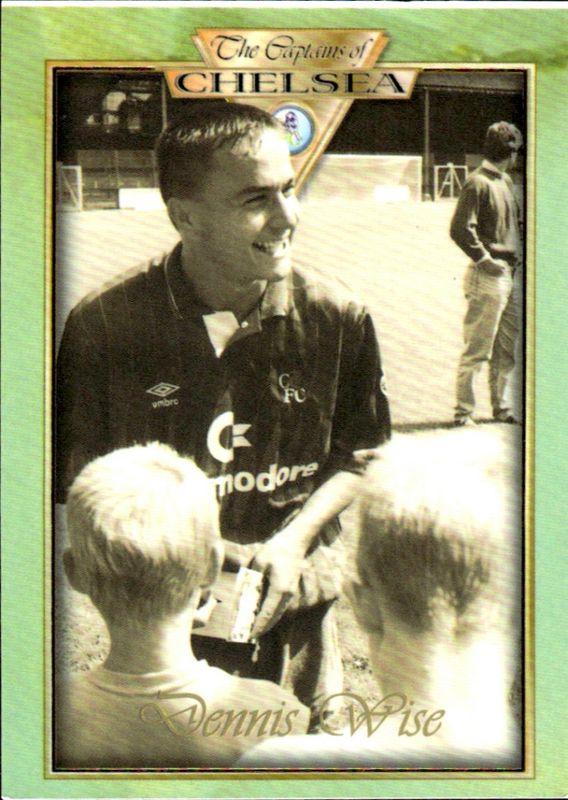1998 Futera Platinum The Captains of Chelsea #10/1905 Dennis Wise nummer #54