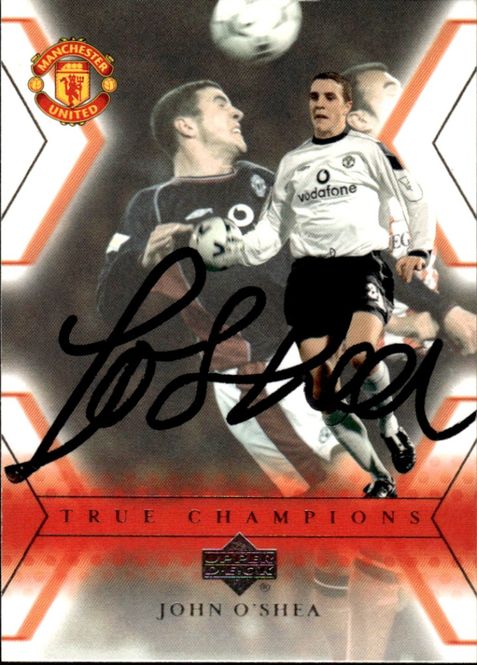 Hovedbilde 2001 Upper Deck Manchester United JOHN O'SHEA ON ...
