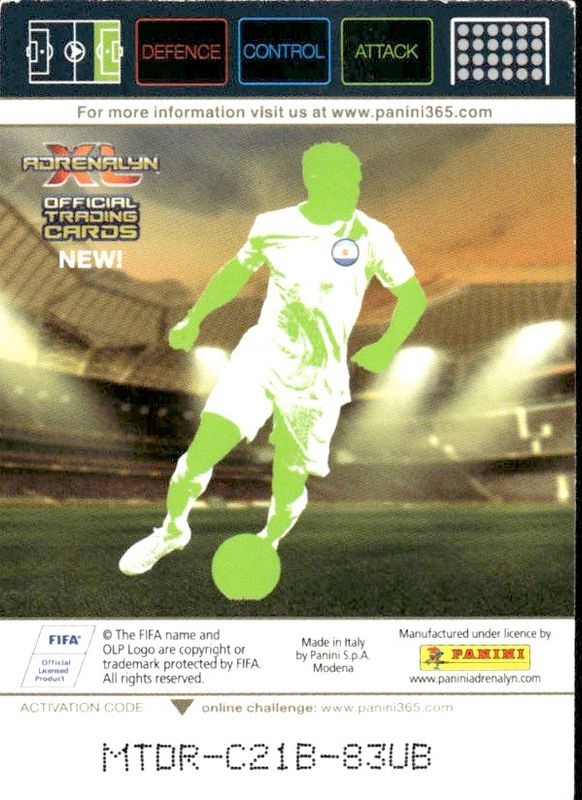 FIFA 365 Adrenalyn XL - No. 172 Carlos Tevez - Goal Machine-