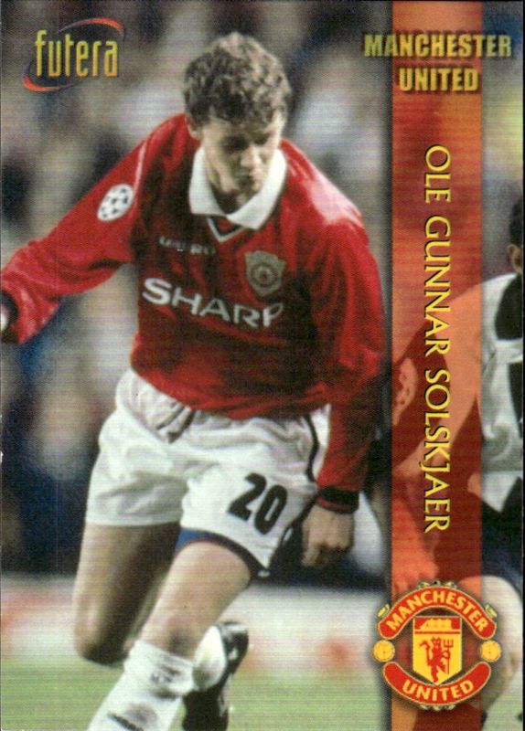 OLE GUNNAR SOLSKJÆR FUTERA SILVER FOIL PLAYERS EDITION 1998 #10