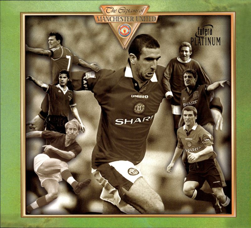 FUTERA 1997 CENTER CARD CAPTAINS OF MANCHESTER UNITED XL CARD  #065 OF 250