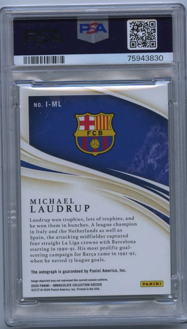 Hovedbilde Panini Immaculate 2019-2020 Michael Laudrup #I-ML ...