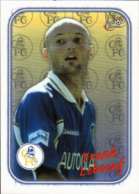 1998 FUTERA FANS SELECTION - FRANK LEBOEUF - CHELSEA EMBOSSED CARD SE7