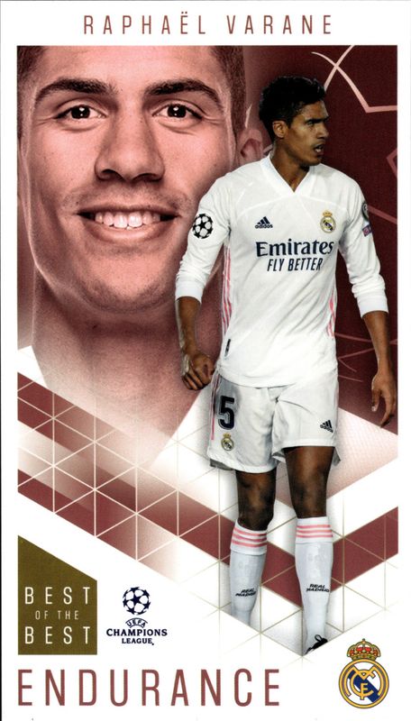 2020-21 Best of the Supersize UEFA Champions League Endurance Raphael Varane