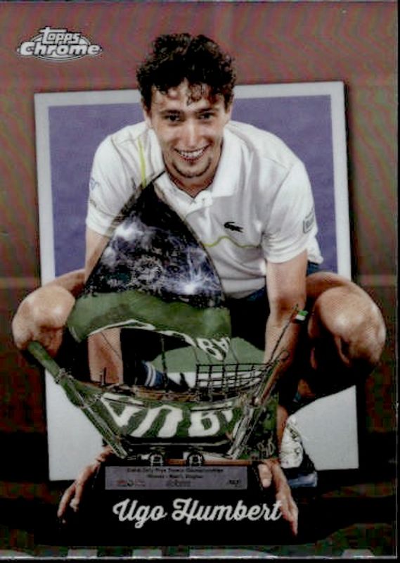 2025 Topps Chrome Tennis CTD-4 UGO HUMBERT Captured Insert