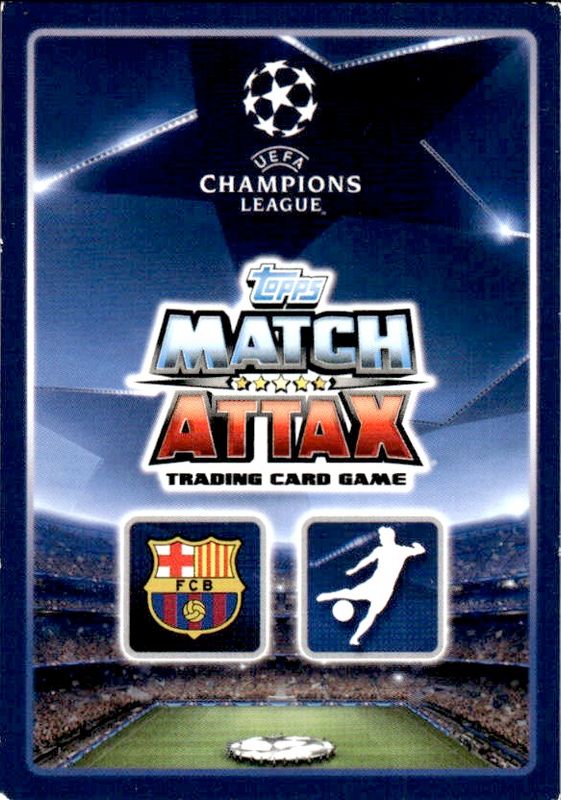 NEYMAR JR. FC BARCELONA BEST PLAYER OF THE MATCH, TOPPS MATCH ATTAX CHAMP. 2015-16