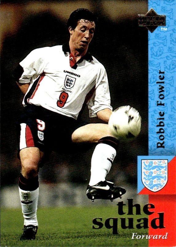 1997-98 Upper Deck England the squad Robbie Fowler #28