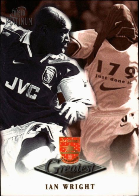Main Image 1999 Futera Platinum Arsenal Greatest Ian Wright ...