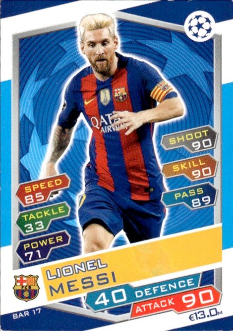 Hovedbilde 2016-17 Topps Match Attax UEFA Champions League ...