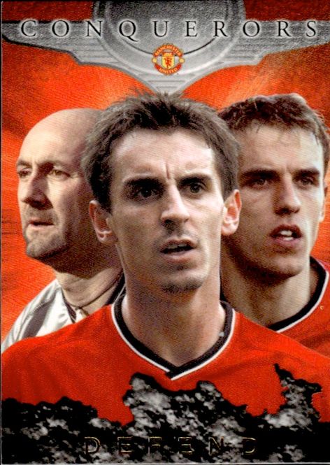 Main Image 2001 3 CARD SETT CQ1-3 Futera Manchester United ...
