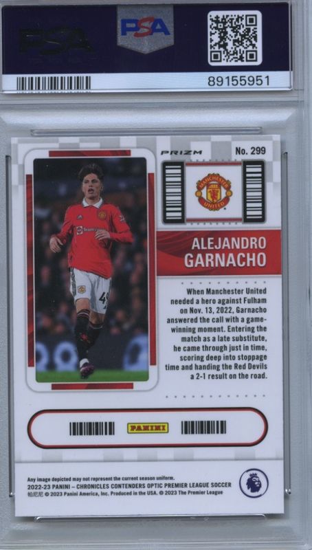 2022-23 PANINI CHRONICLES GARNACHO RED MOJO