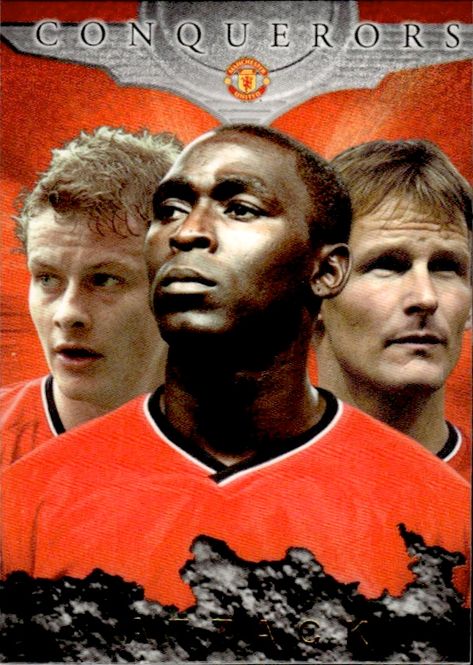 Main Image 2001 3 CARD SETT CQ1-3 Futera Manchester United ...
