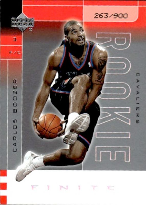 Carlos Boozer 2002-03 Upper Deck Finite #263/900 ROOKIE