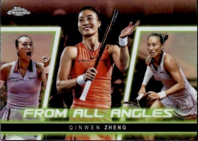 Hovedbilde 2025 Topps Chrome Tennis #FAA-18 Qinwen Zheng ...