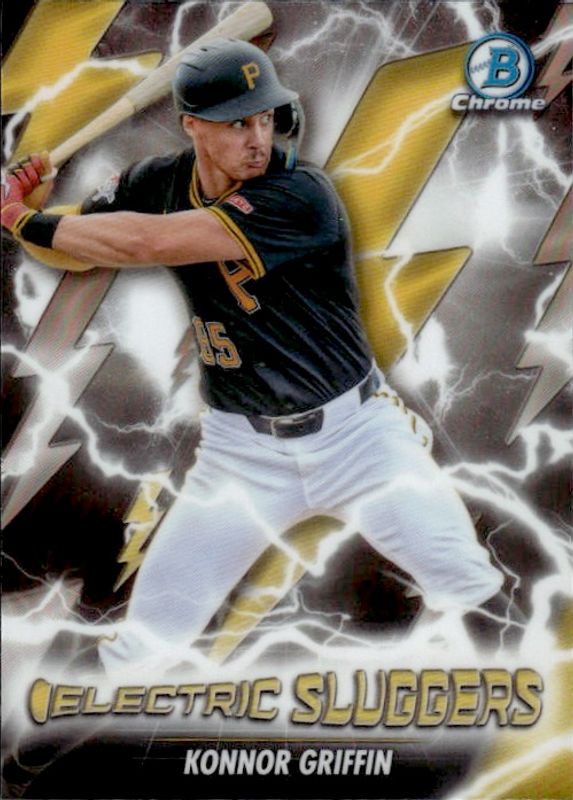 Konnor Griffin 2026 Bowman Chrome MOJO Refractor Electric Sluggers#ES17 Pirates